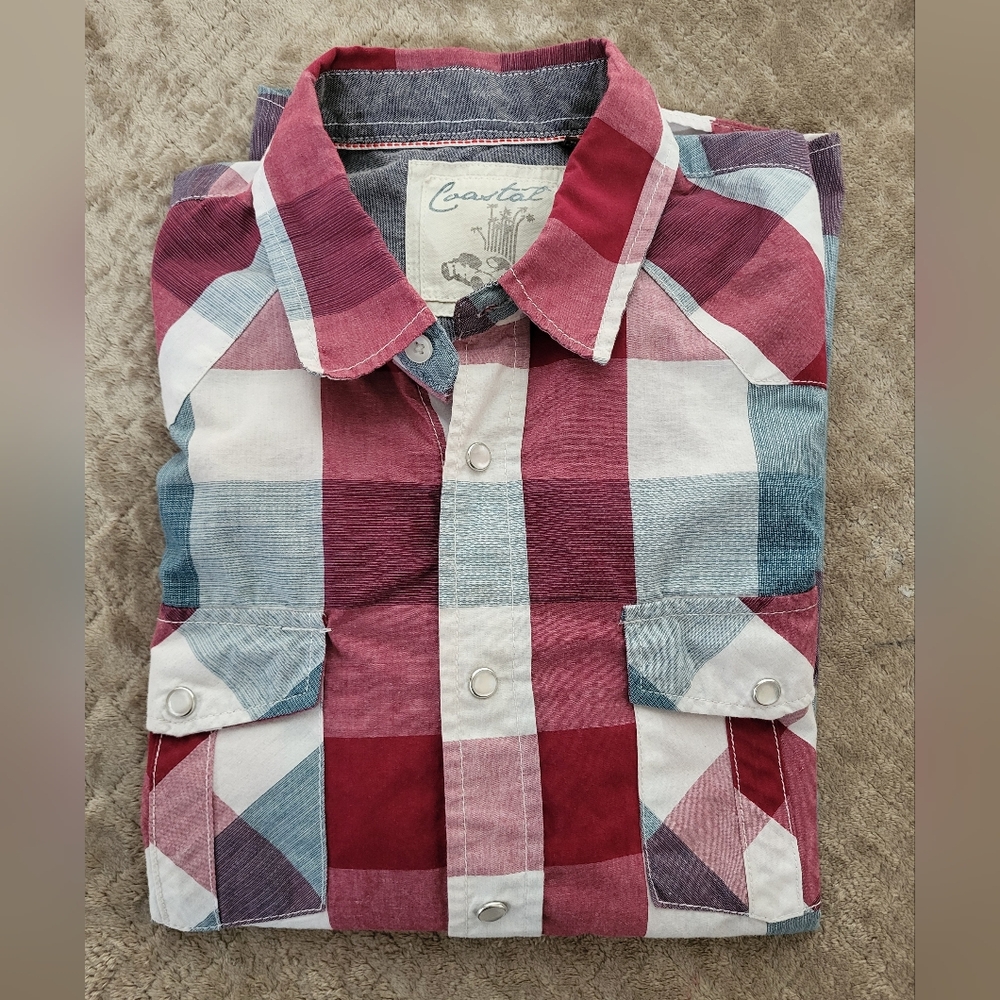 Sterling Snap Button Shirt‎ -Coastal
